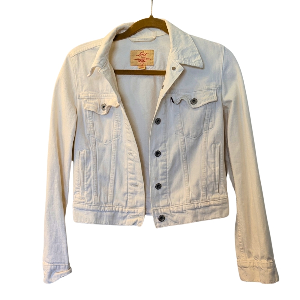 Levi's Women's White Denim Jacket